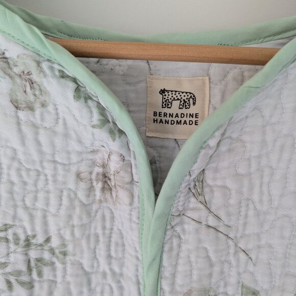 Handmade Floral Quilted Liner Jacket - Medium/Large - Picture 6 of 7